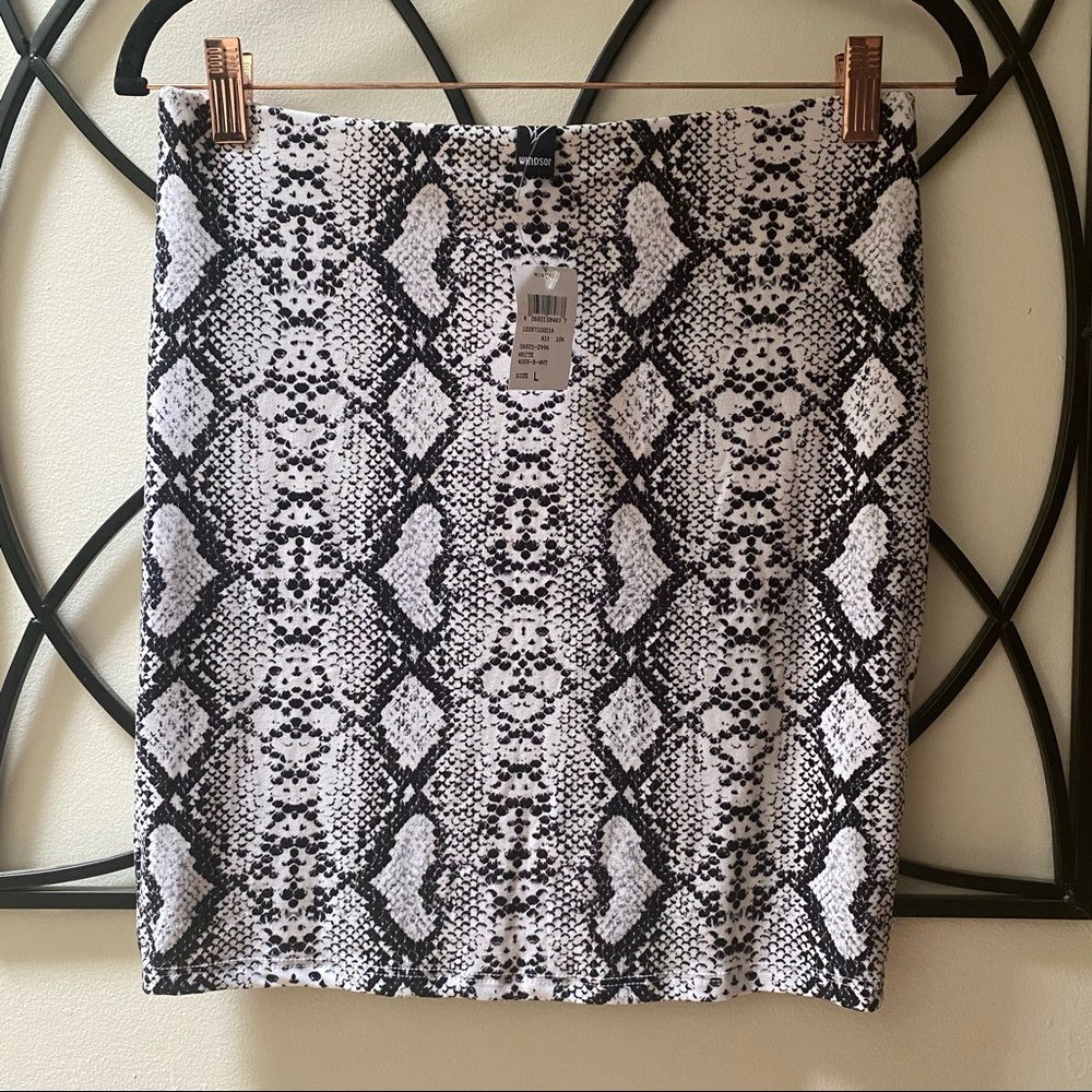 Windsor animal print mini skirt